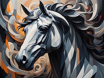 Het paard als abstract kunstwerk