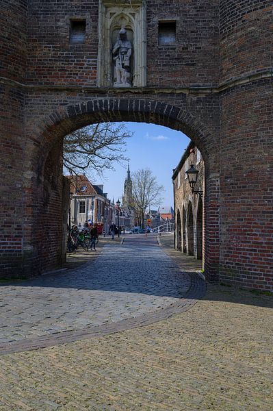 Oostpoort in Delft von Peter Bartelings