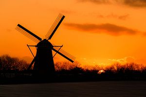 Moulin Sunset Oude Wetering