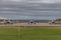 Trois Eurofighters prêts à décoller (Nörvenich, Dld)