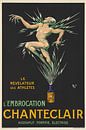 Naked athlete leaked, an exfoliating drug on an advertising poster. by Atelier Liesjes thumbnail