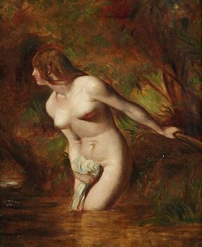 Musidora; The Bather ‘At the Doubtful Breeze Alarmed’ (circa 1843-1846) von Peter Balan