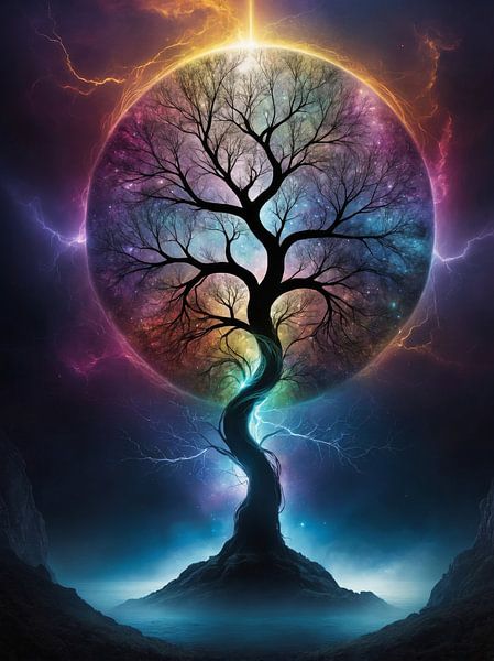 abstrakter Baum von hisam colours