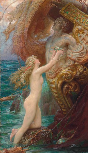 Herbert James Draper - A deep-sea idyll by Peter Balan