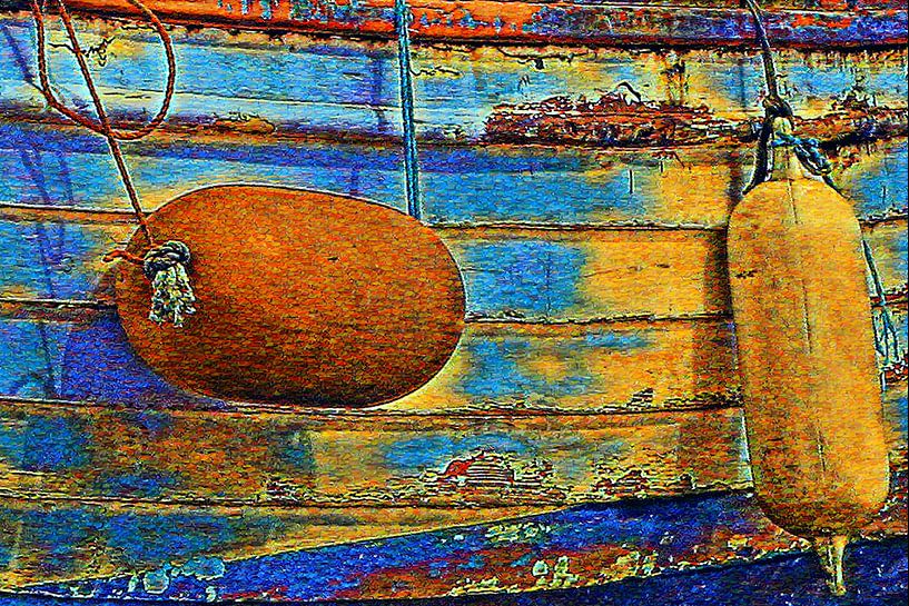 Colourful Boat Tackle by Steve Brien
