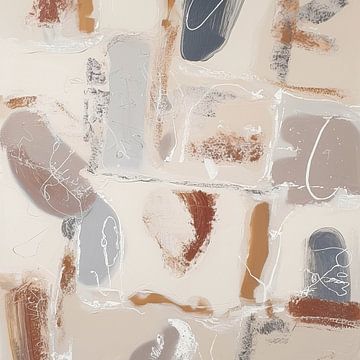 Fährten in Stein und Sand ruhen von Color Square