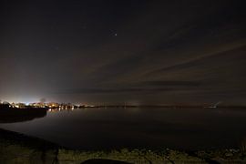 Mystiek Maanlicht over het IJsselmeer