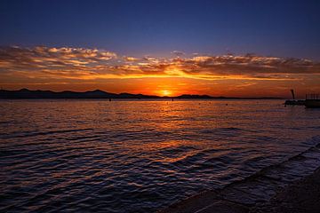 KROATIEN : ZADAR - SONNENUNTERGANG AM KALOVARE STRAND