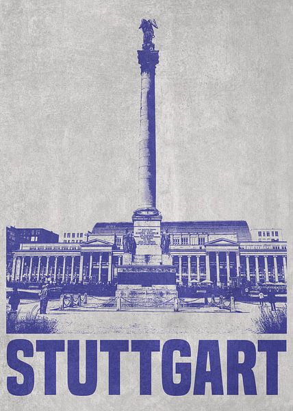 Schloßplatz Stuttgart by DEN Vector