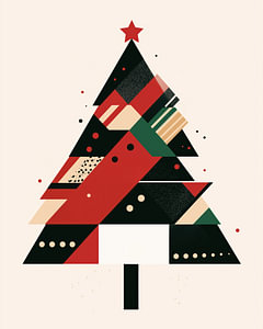 Weihnachtsbaum abstrakt