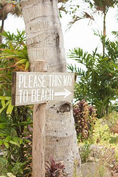 Please this way to the beach van Chantal Cornet