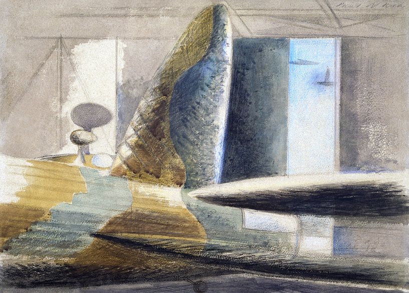 Bomber Lair-Egg and Fin, Paul Nash - 1940 by Het Archief