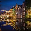 Reflet de la vieille ville d'Alkmaar sur peterheinspictures