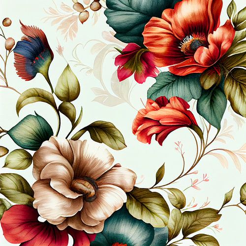Aquarelle de fleurs #fleurs