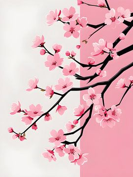 Cherry Blossom Branch by Giandra Safaraz