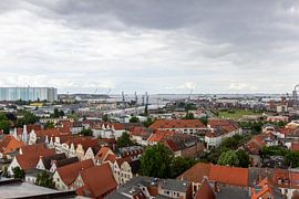 Luftaufnahme von der Hansestadt Wismar