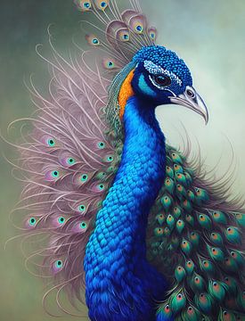 Peacock by Ed van der Reek