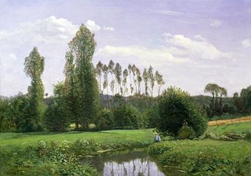 Claude Monet,Uitzicht op Rouelles