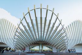 Bahnhof von Reggio Emilia in Italien von Architekt Santiago Calatrava