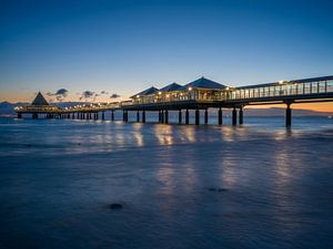 Ostsee - Seebrücke Heringsdorf bei Sonnenaufgang (Insel Usedom)