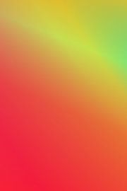 Neon art. Modern abstract minimalist art. Gradient in red, orange, yellow green by Dina Dankers