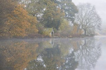 Grasmere Herbstspiegelung Lake District von Sander Groenendijk