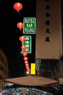 Straatbeeld in Kuala Lumpur, Maleisië van Vicente M