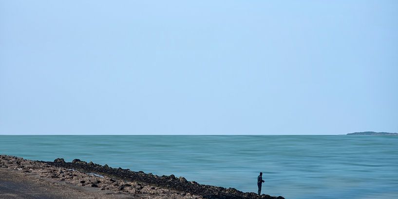 Fisherman at sea by Mia Art and Photography