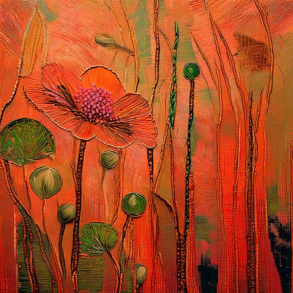 Abstrait &amp;amp ; Moderne : peintures colorées. Série : Attrape-œil (11) par Studio Pieternel