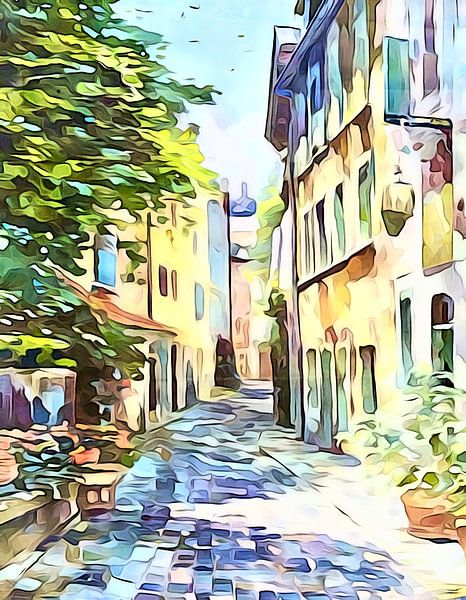 Überlingen on Lake Constance, motif 2 by zam art