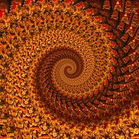 Boucle de buddha orange