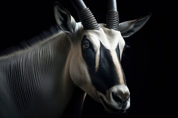 Antilope Oryx sur Digitale Schilderijen