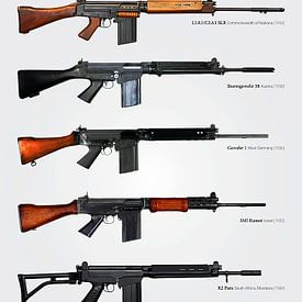 FN FAL - Rechter Arm der freien Welt Poster von Maria Blair
