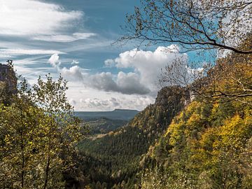 Gabrielensteig, Böhmische Schweiz - Großer Zschirnstein von Pixelwerk