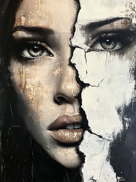 Modern Abstract Portrait by SPEQ ART