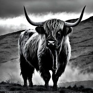 Scottish Highlander portrait by Dreamy Faces