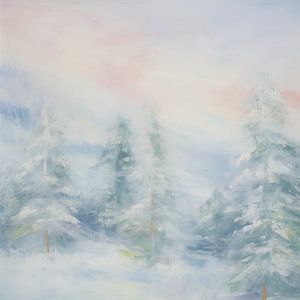 Weiße Landschaft
