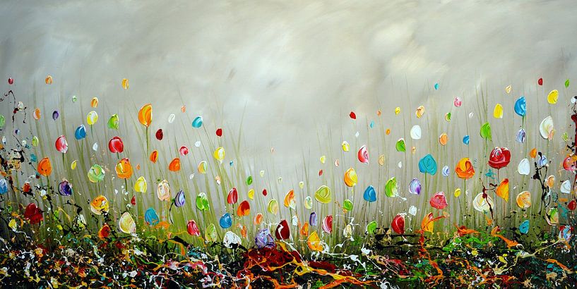 Flowers by Gena Theheartofart