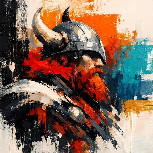 Nordic Warrior – Strength in a Storm of Colours