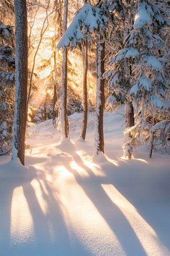 Winterlicher Wald
