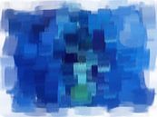 Abstrakt blau von Maurice Dawson Miniaturansicht