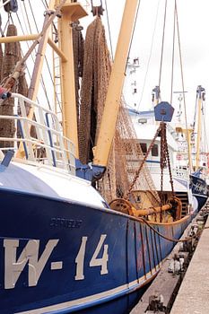 Fishing boats in IJmuiden I Industrial I Vintage colour print