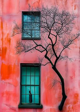 Roze muren van Dimas Arochman