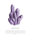 Amethyst Crystal Stone | Amethist Kristal Steen van Puck Mols thumbnail