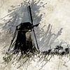 Mühlen bei Kinderdijk von Arie Van Garderen