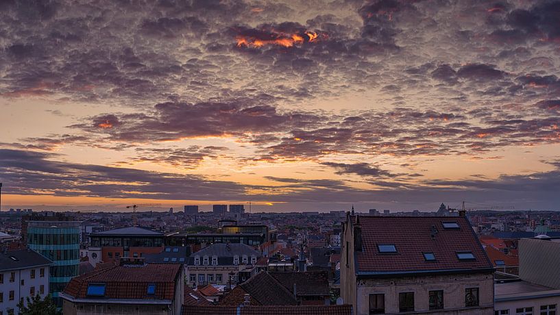 zonsondergang Brussel by tom Lammens