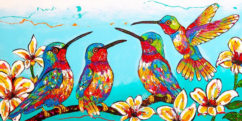 Tropische Serenade von Happy Paintings / Renata Rolefes