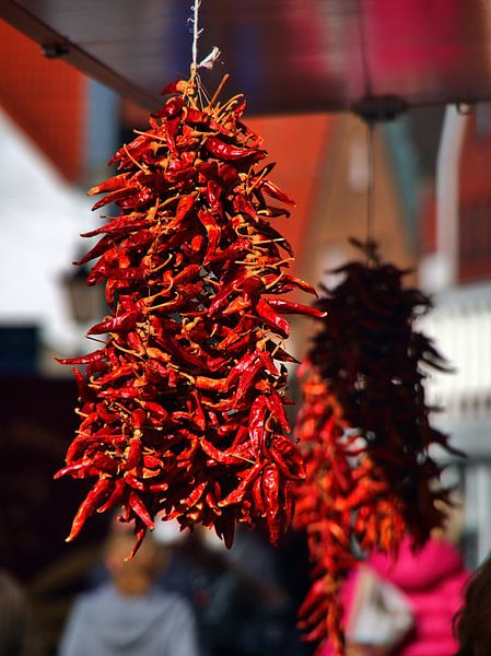 Markt Stilleven van Edgar Schermaul