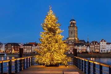 Deventer in Kerstsfeer, Nederland van Adelheid Smitt