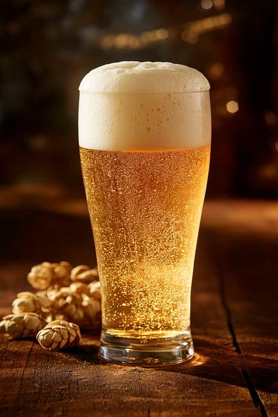 Beer glass by Poster Art Shop